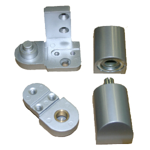 YKK Aluminum Offset Left or right Handed Pivot Set , Dark Bronze or Aluminum