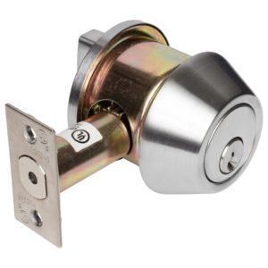 Commercial Deadbolt, Single Cylinder, UL Fire Rated, ANSI 2