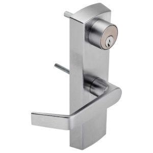 Panic Exit Device Storeroom / Keyed Function Escutcheon Lever Trim