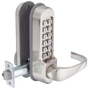 Mechanical Keyless Single Sided Door Lever Set - Image 1
