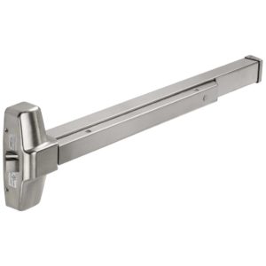 Panic Exit Device, UL Fire Rated, ANSI 1, 32 In. Wide Satin Stainless Steel