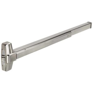 Panic Exit Device, UL Fire Rated, ANSI 1, 44 In. Wide Satin Stainless Steel